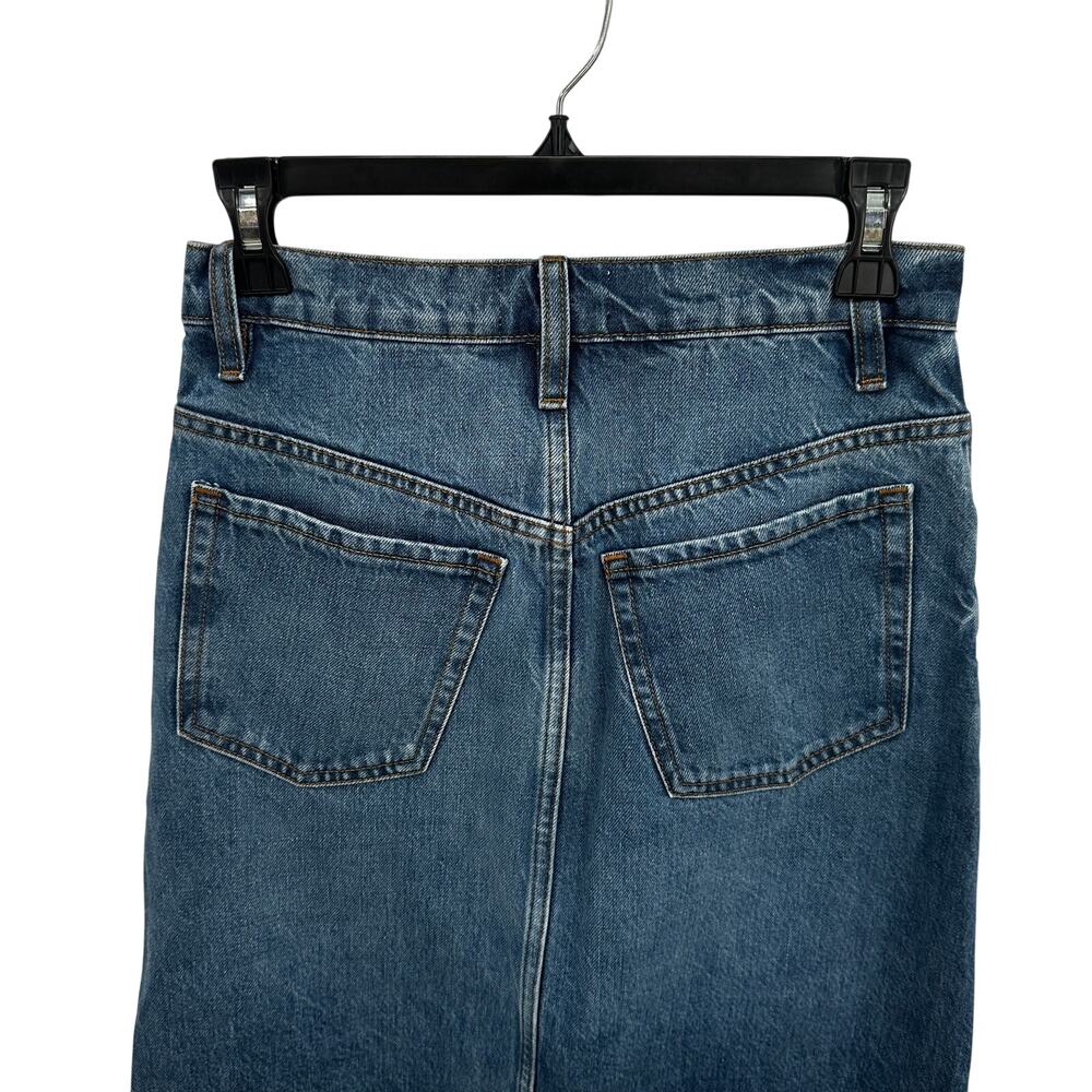 FRAME DENIM NWT The Midaxi Denim Midi Skirt with Angle Seam // 26 - Picture 7 of 10